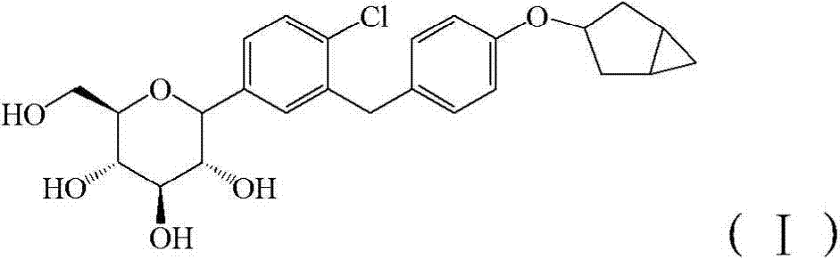 Optically pure benzyl-4-chlorophenyl C-glucoside derivatives
