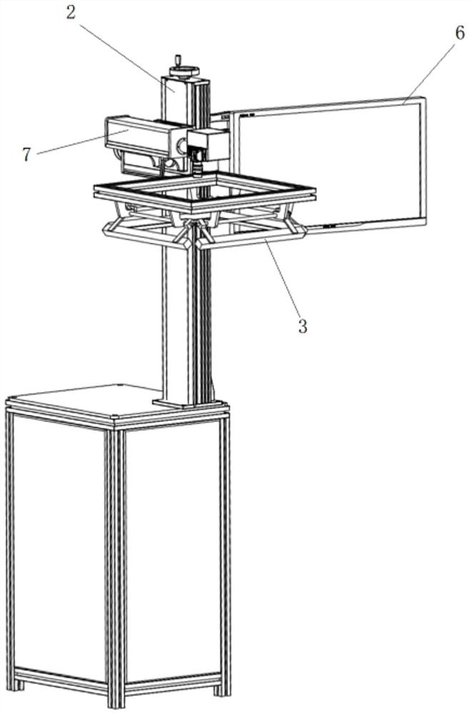 Plastic bottle laser marking system and method based on machine vision