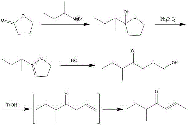 Preparation method of 5-methyl-2-heptylene-4-one