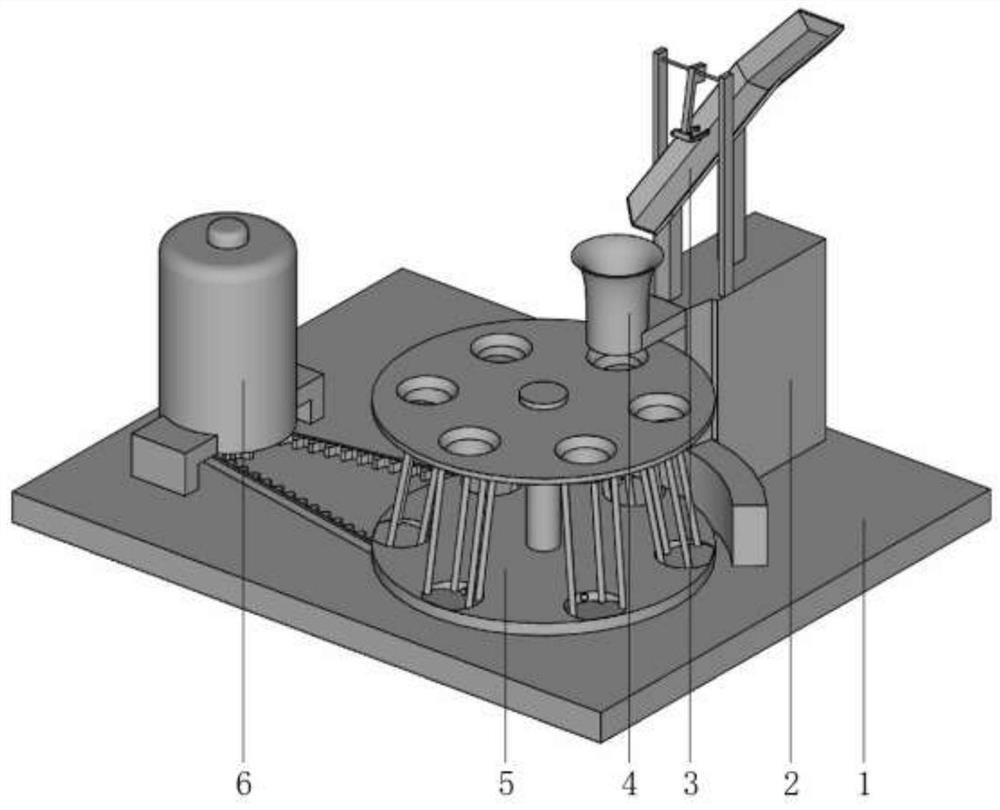 Paper cup collecting and stacking system