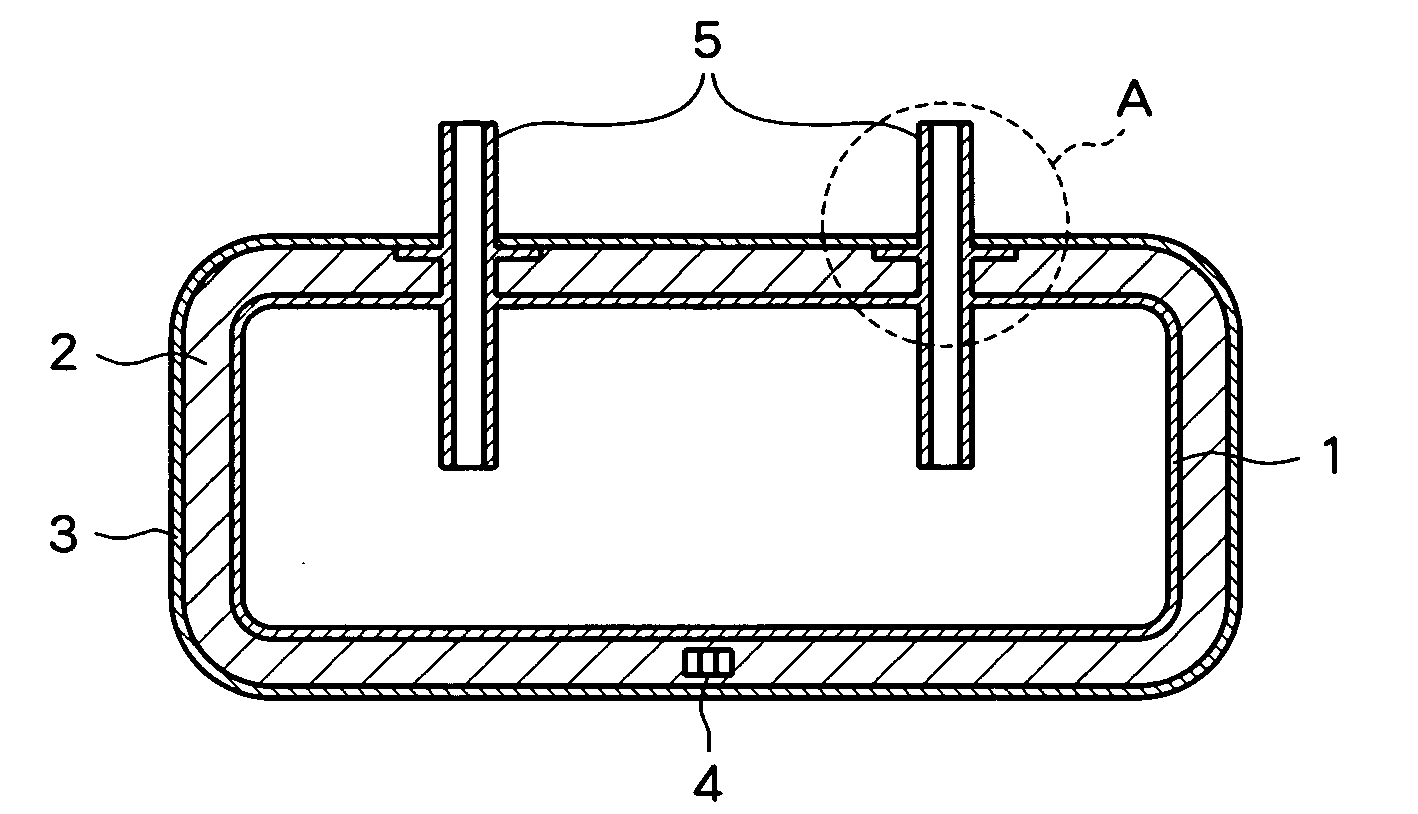 Heat-insulating container and method for manufacturing same