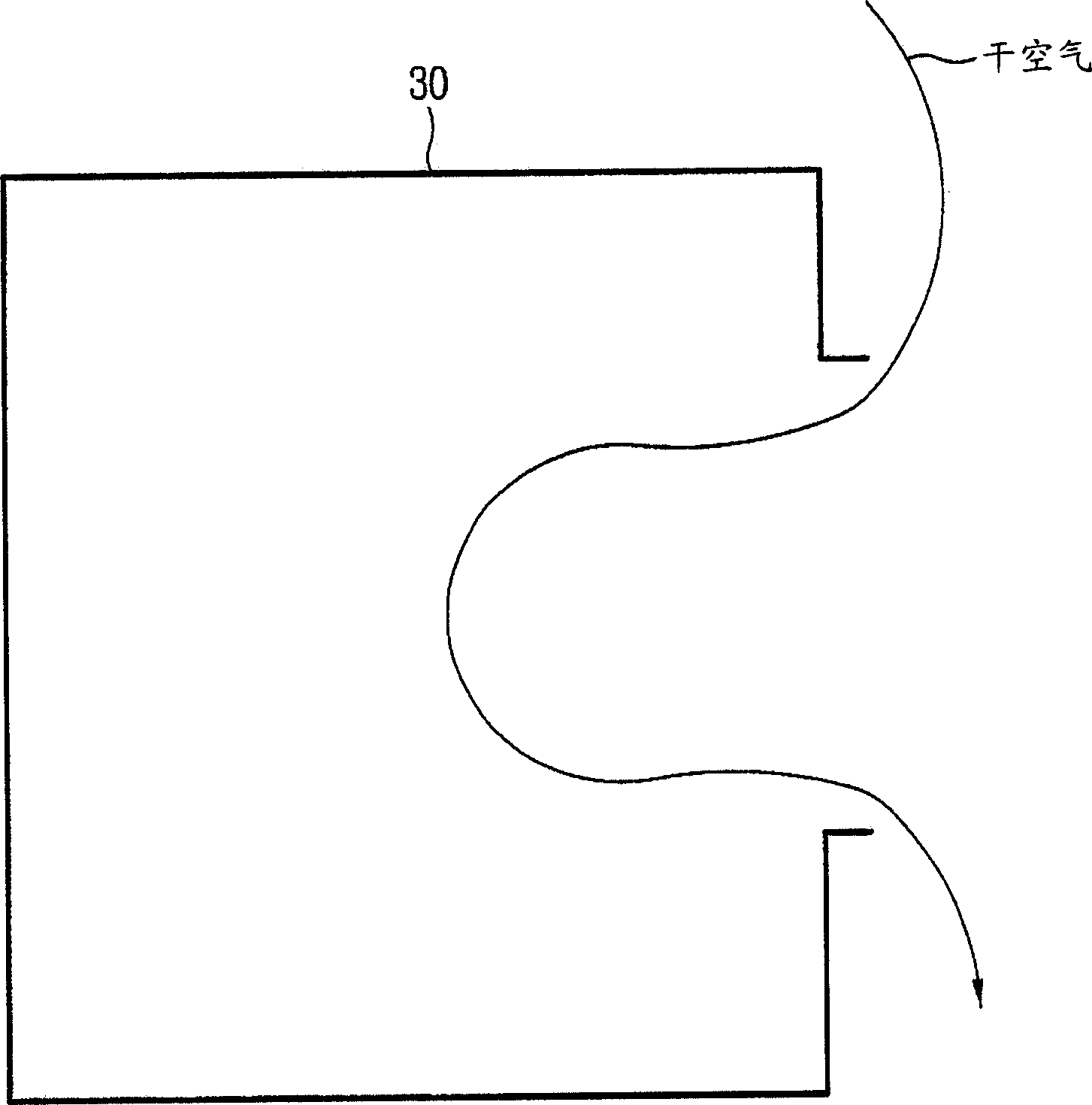 Structure for supplying hot air in drum type washing machine and operation control method thereof