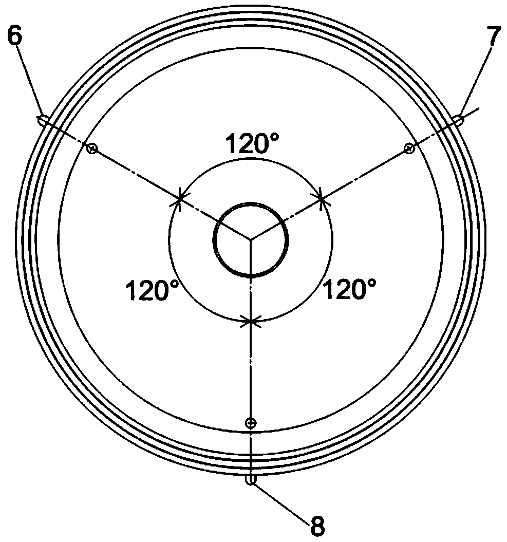 Semiconductor heat treatment equipment process door state detection device and detection method