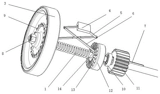 Damping wheel