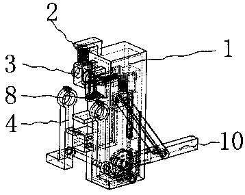 Plastic tube hot-melting welding machine