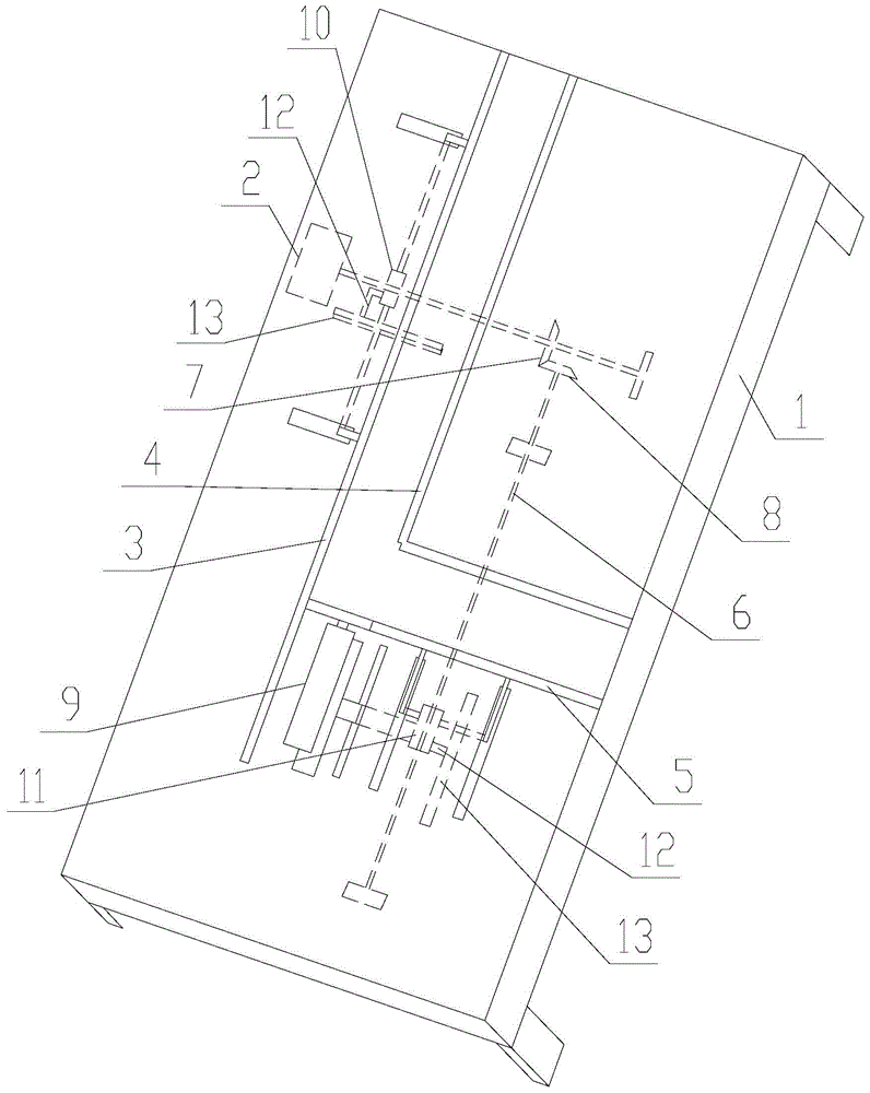 A conveying track for a feeding device of a bearing marking machine