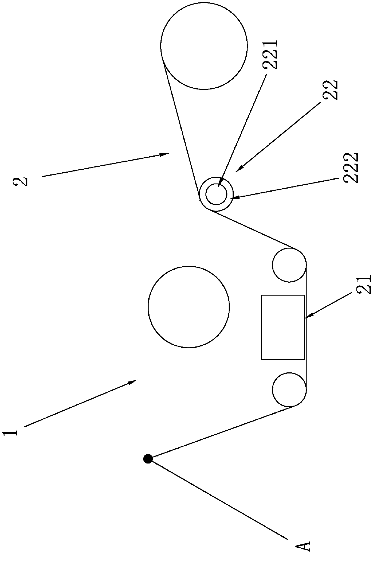 Metal sheet paper coating device