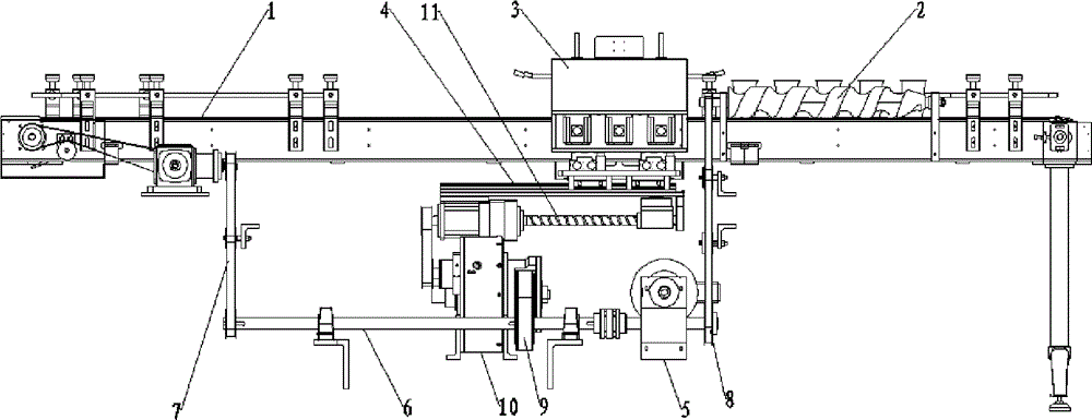 Mechanical type linear reciprocating synchronizing device