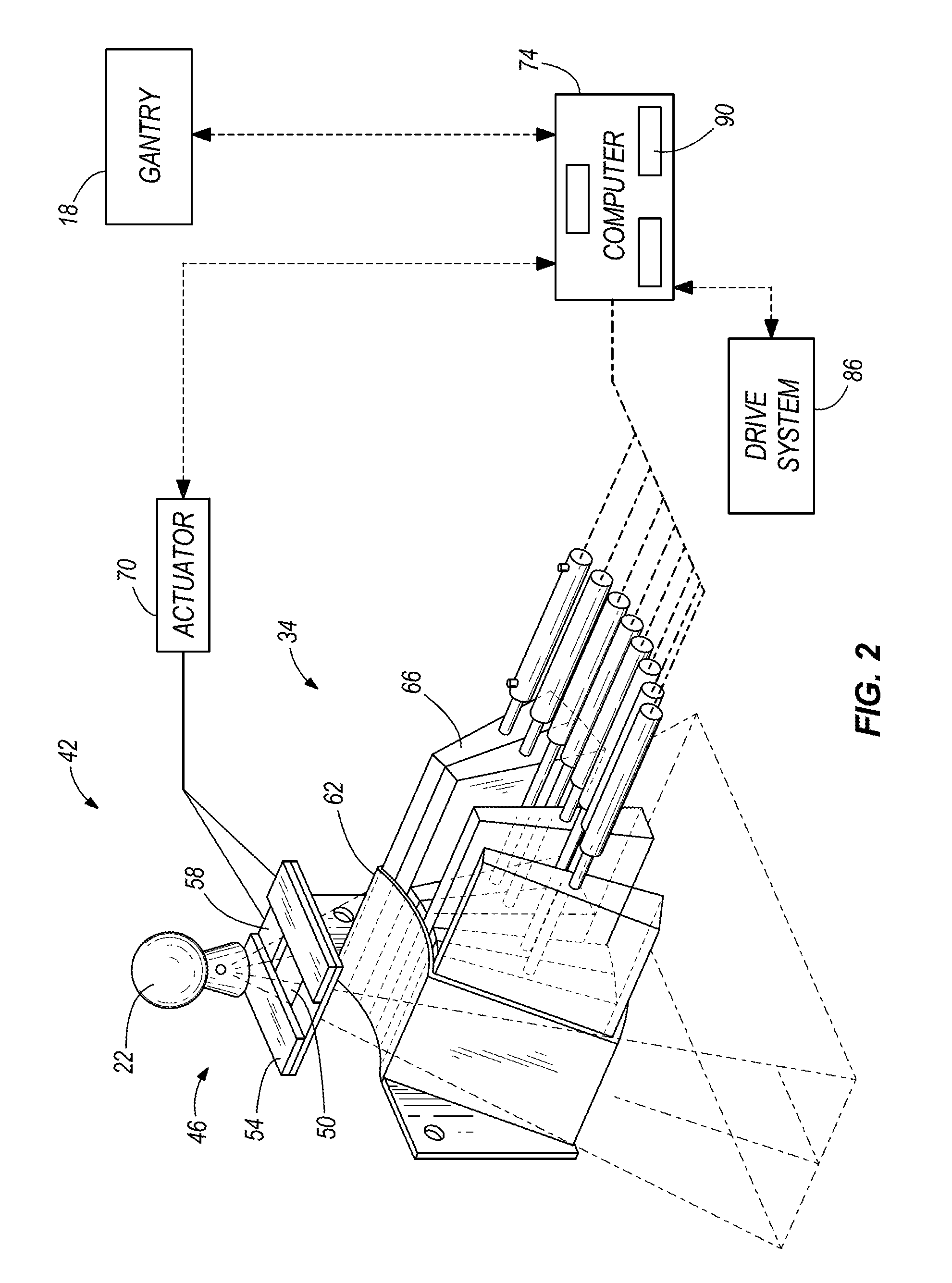 Method and system for evaluating quality assurance criteria in delivery of a treatment plan