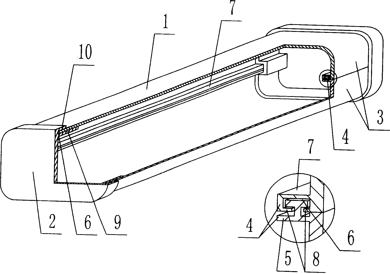 Plastic thin-wall tube