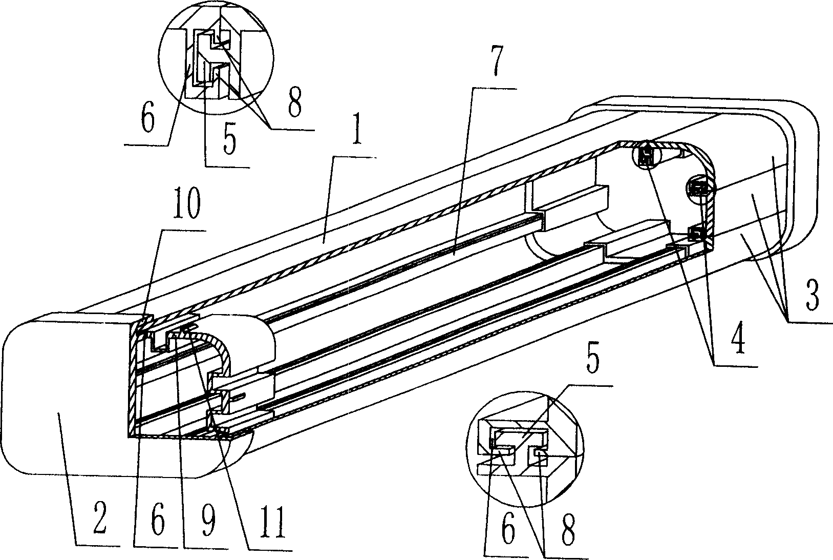 Plastic thin-wall tube