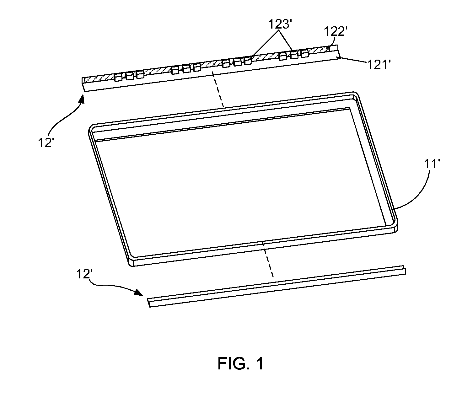 Integrated backlight module with good heat equalization and heat dissipation performance