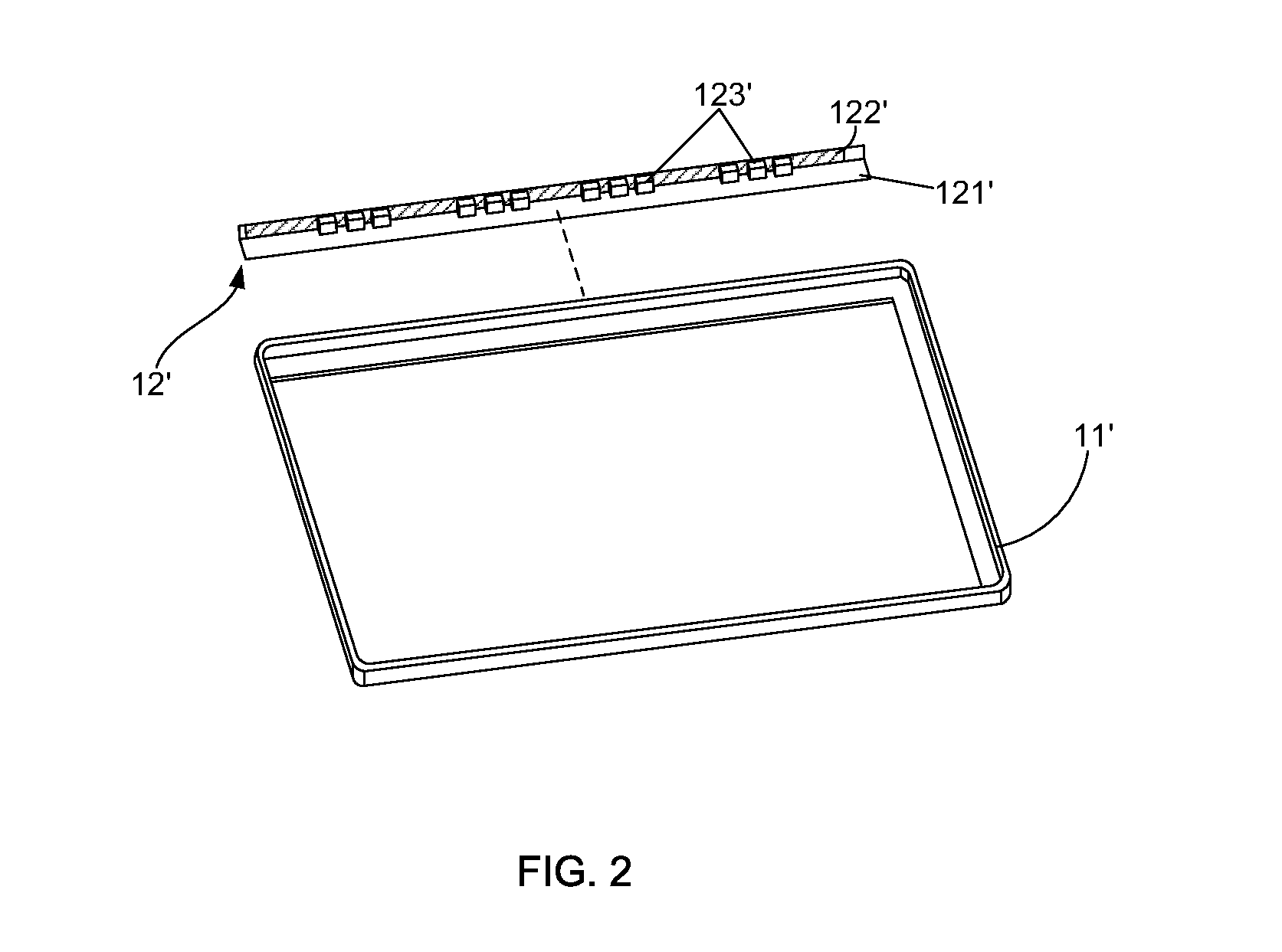 Integrated backlight module with good heat equalization and heat dissipation performance