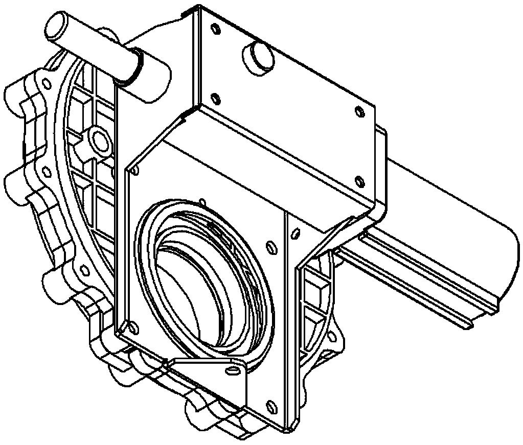 Vacuum toilet dejecta collector gate valve
