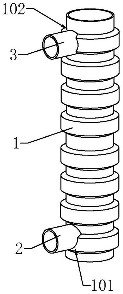 A kind of grouting metal corrugated pipe for reinforcement anchoring and processing method thereof