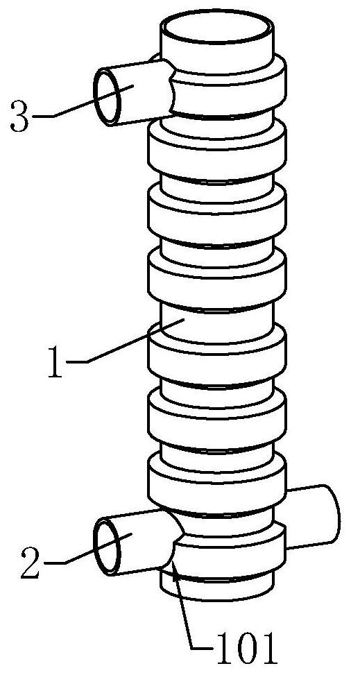 A kind of grouting metal corrugated pipe for reinforcement anchoring and processing method thereof