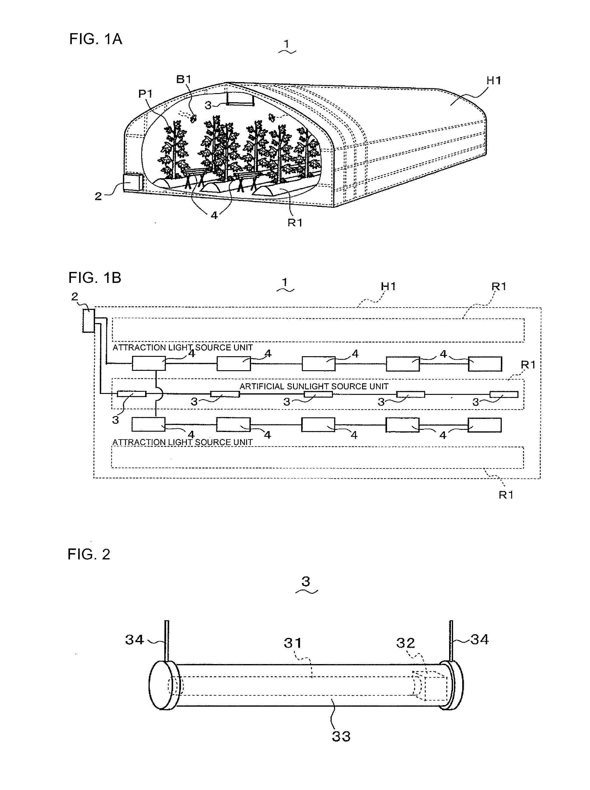 Insect attractant lighting method and insect attractant lighting system