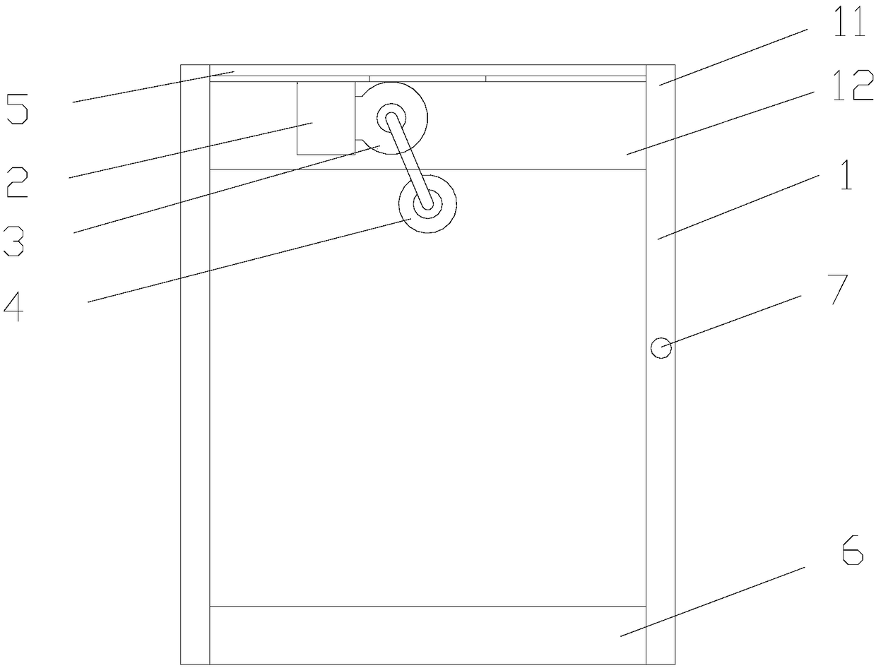 Door and window controllable automatic cleaning device