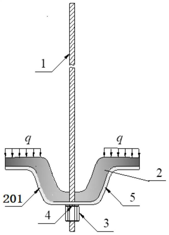 A kind of roadway surrounding rock deformation monitoring bolt, online monitoring device and monitoring method