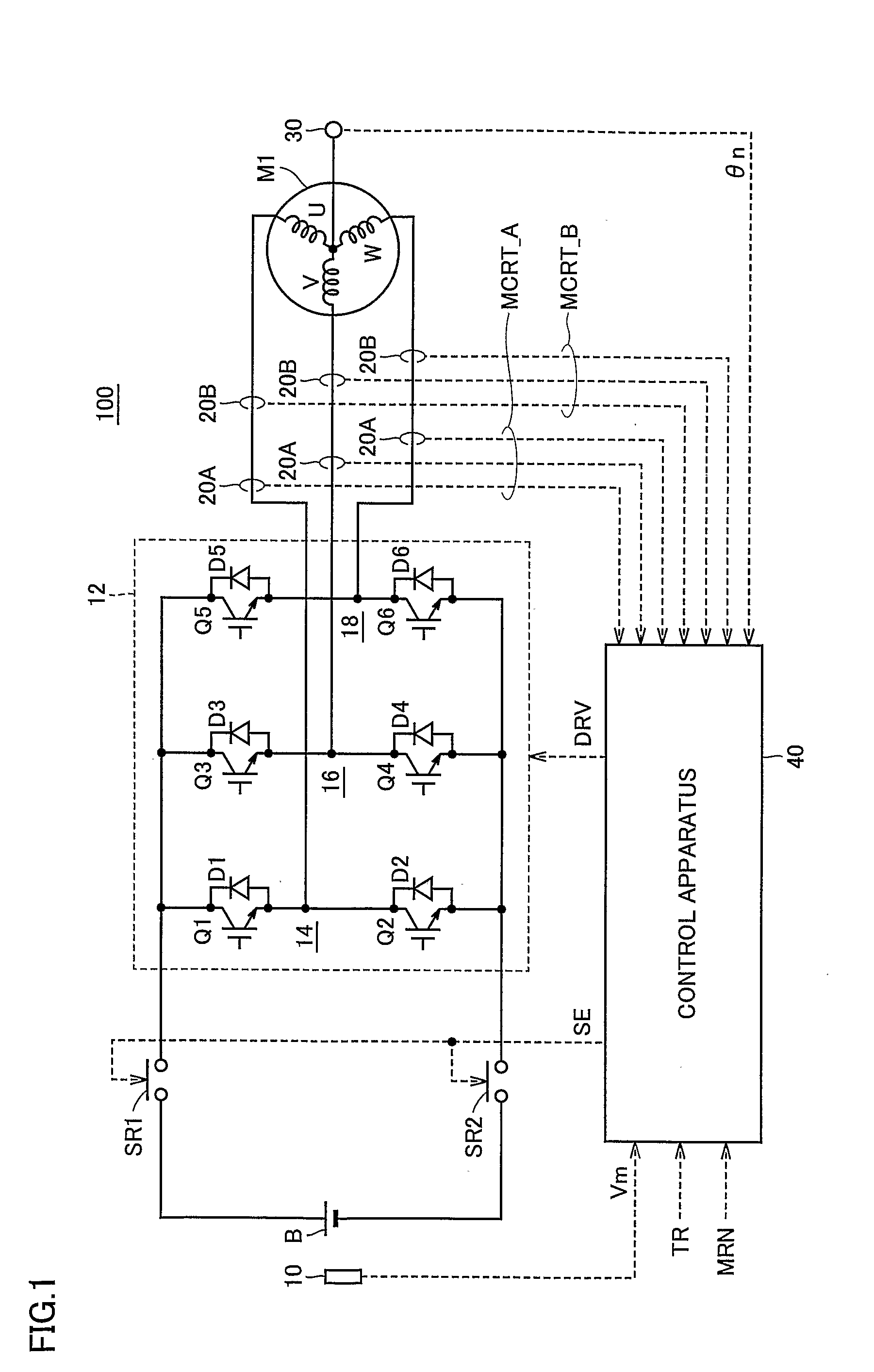 Power Supply Apparatus With Function of Detecting Abnormality of Current Sensor