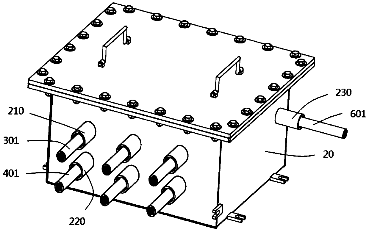 Single-core cable transposition connecting device