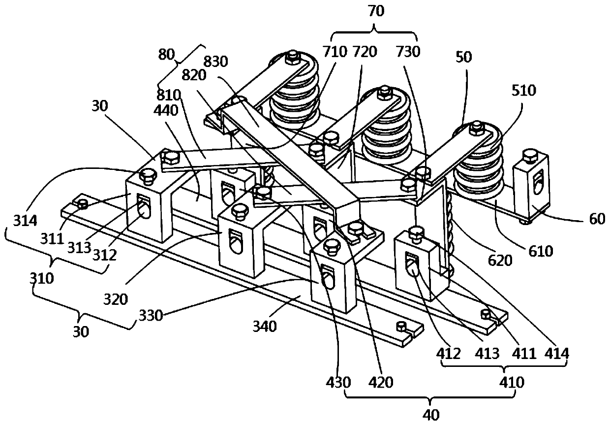 Single-core cable transposition connecting device