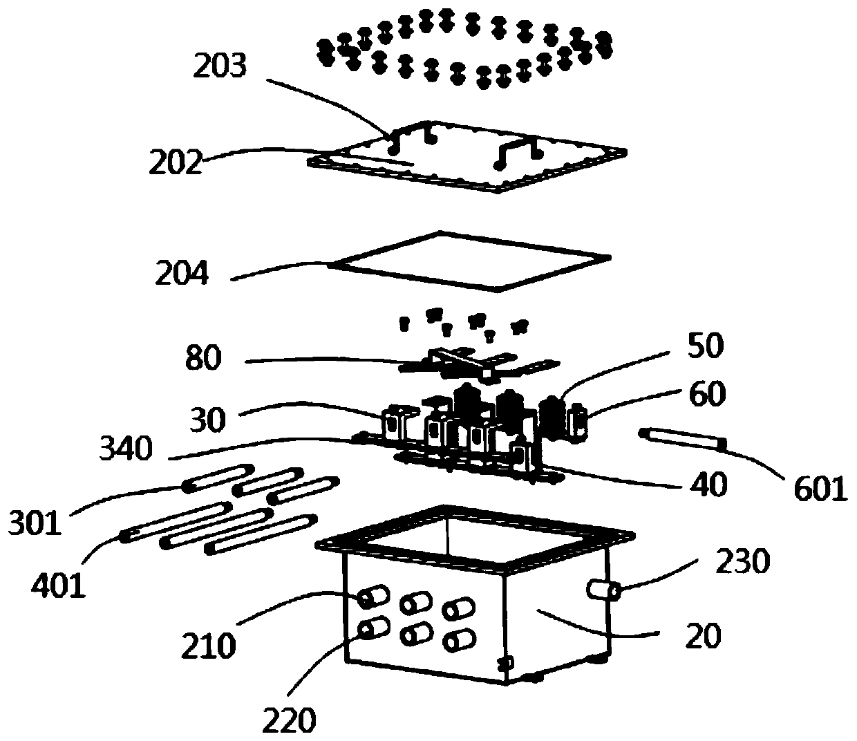 Single-core cable transposition connecting device