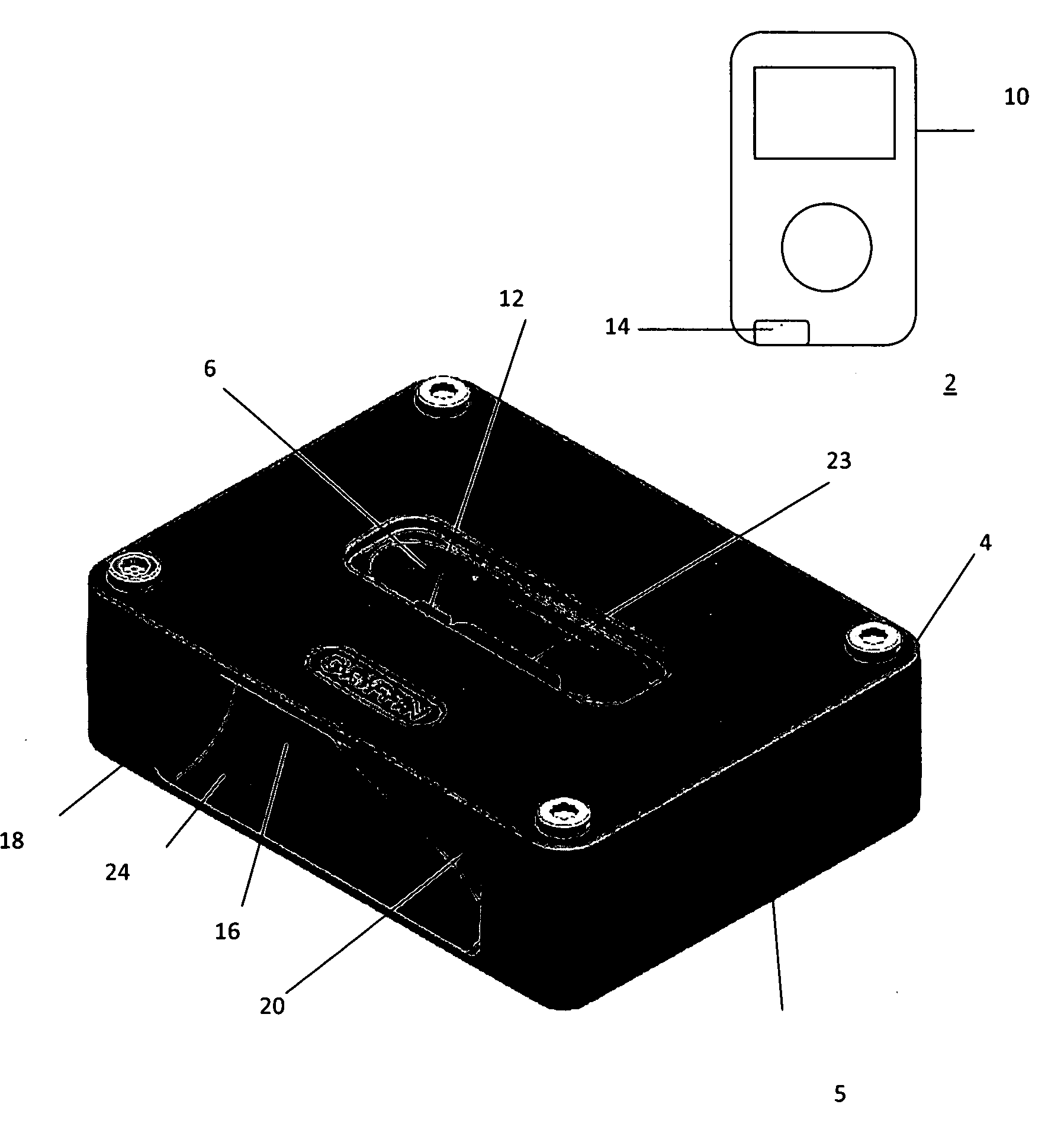 Acoustic Dock for Portable Electronic Device