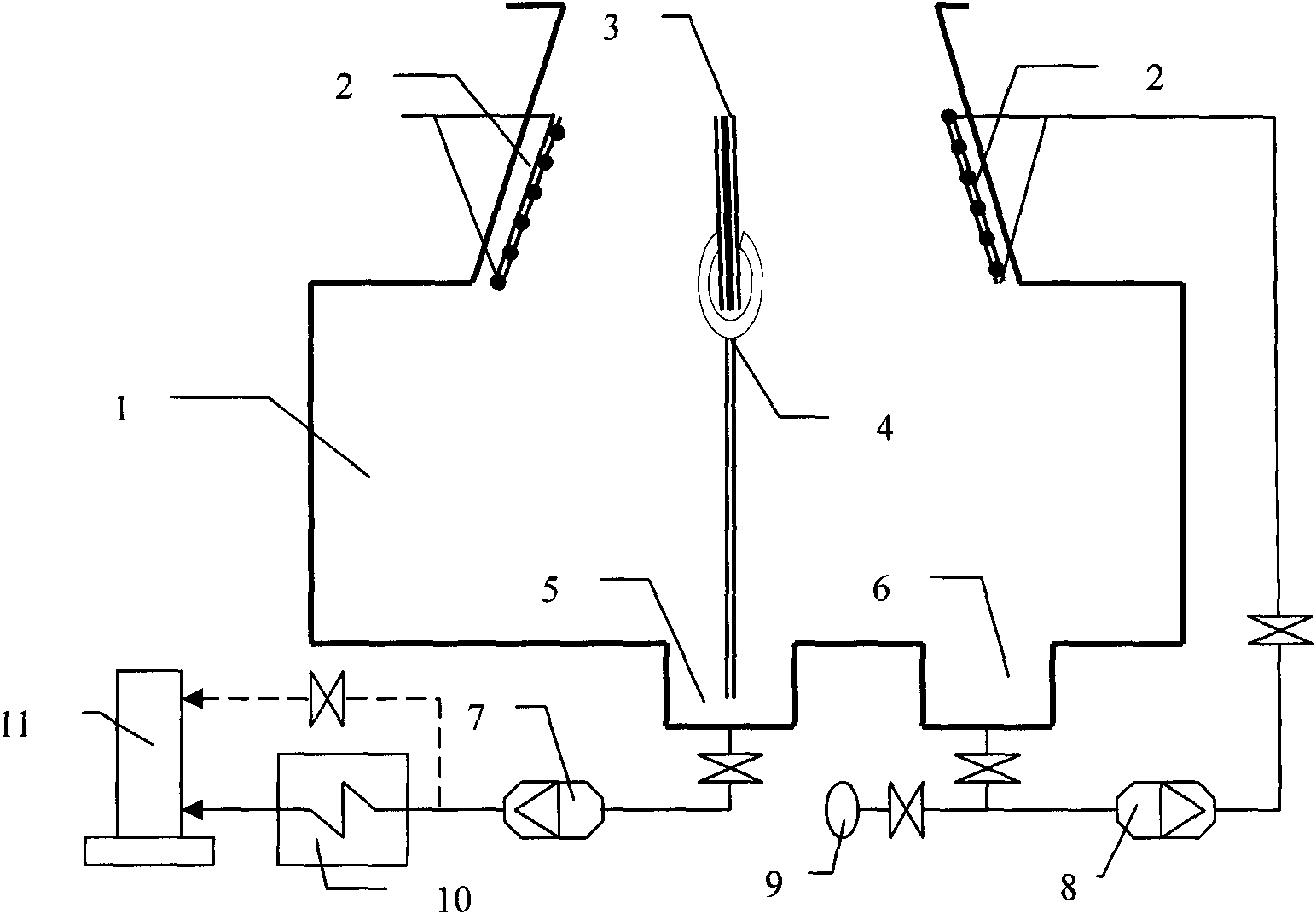 Energy-saving heat exchange system with direct vapor-water mixing