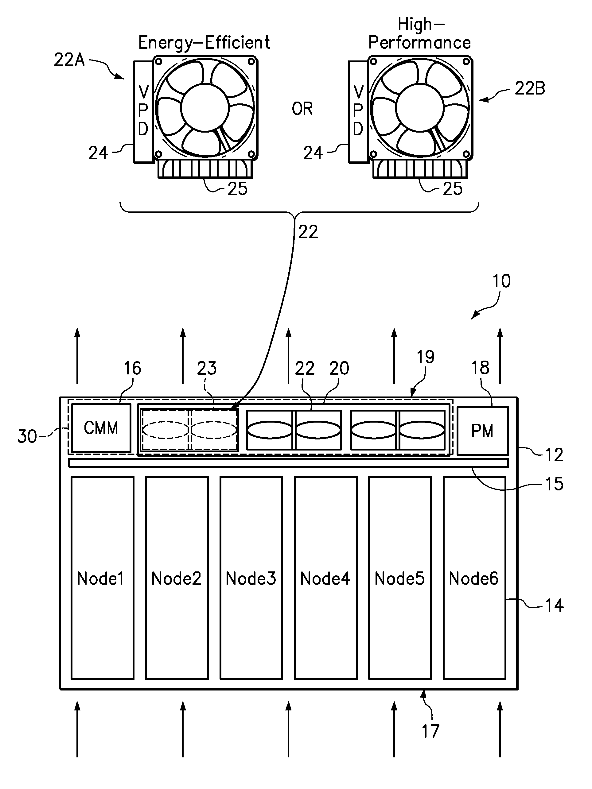 Adaptive cooling system and method