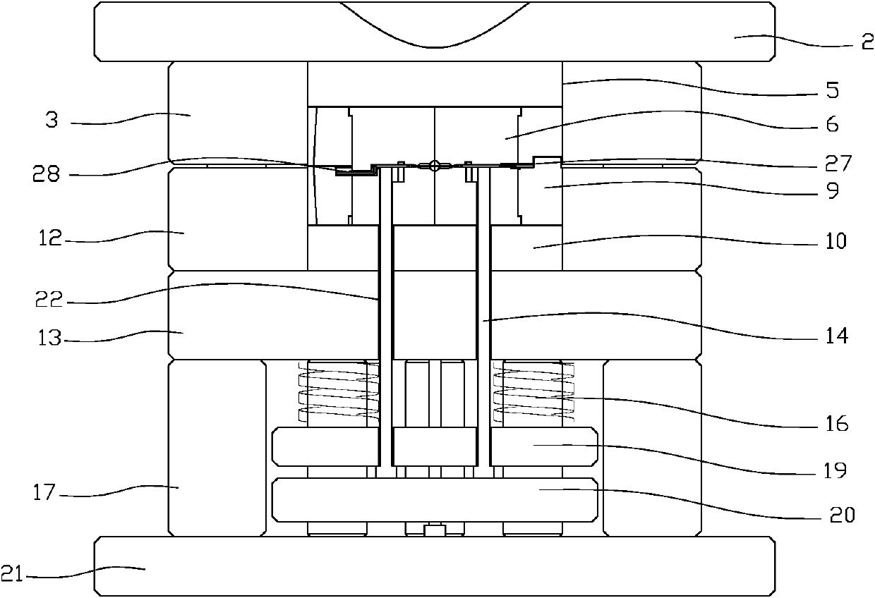 Insert molding mold with insert local heating function and machining method thereof