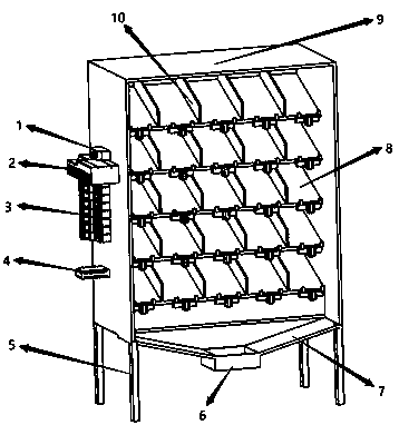 Automatic medicine taking frame