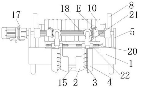 A kind of pipeline burying auxiliary equipment with protective limiting structure for building construction