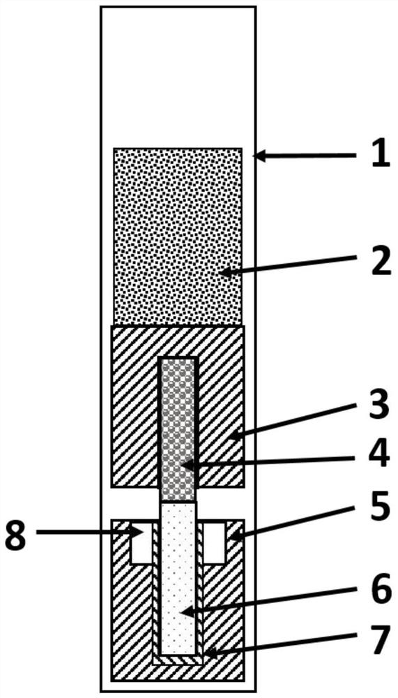Multi-component alloy diffusion couple device and multi-component alloy diffusion coefficient determination experiment method