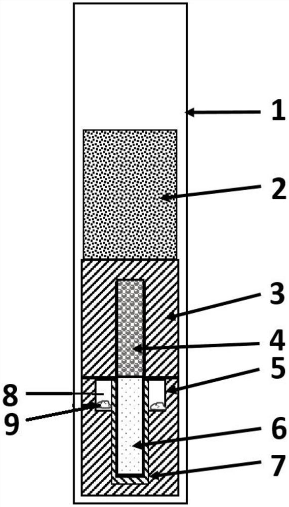 Multi-component alloy diffusion couple device and multi-component alloy diffusion coefficient determination experiment method