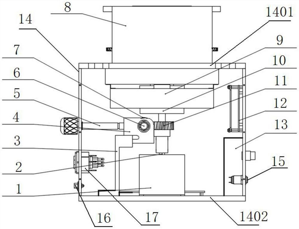 Manual-automatic integrated encoder precision detection device