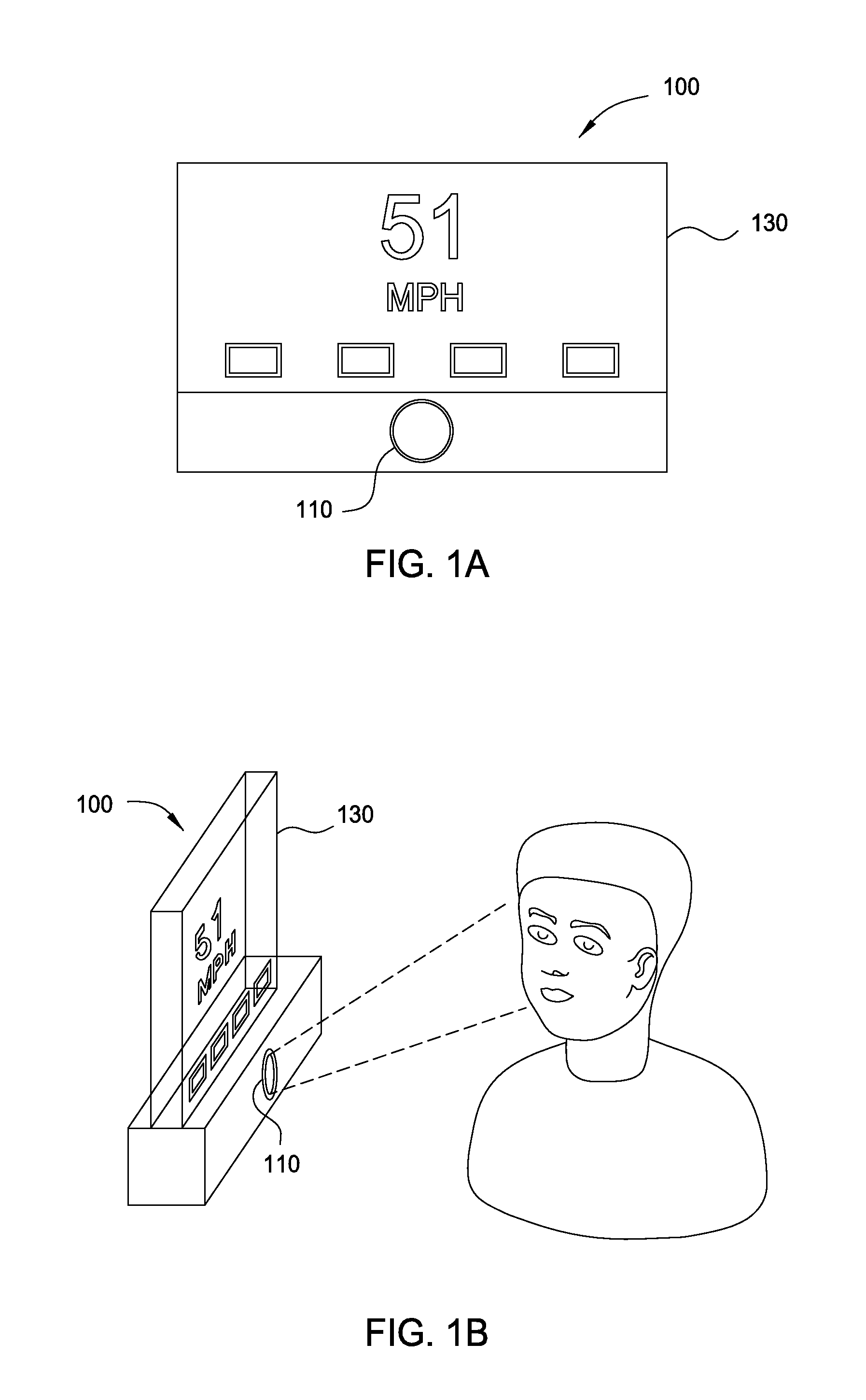 Eye vergence detection on a display