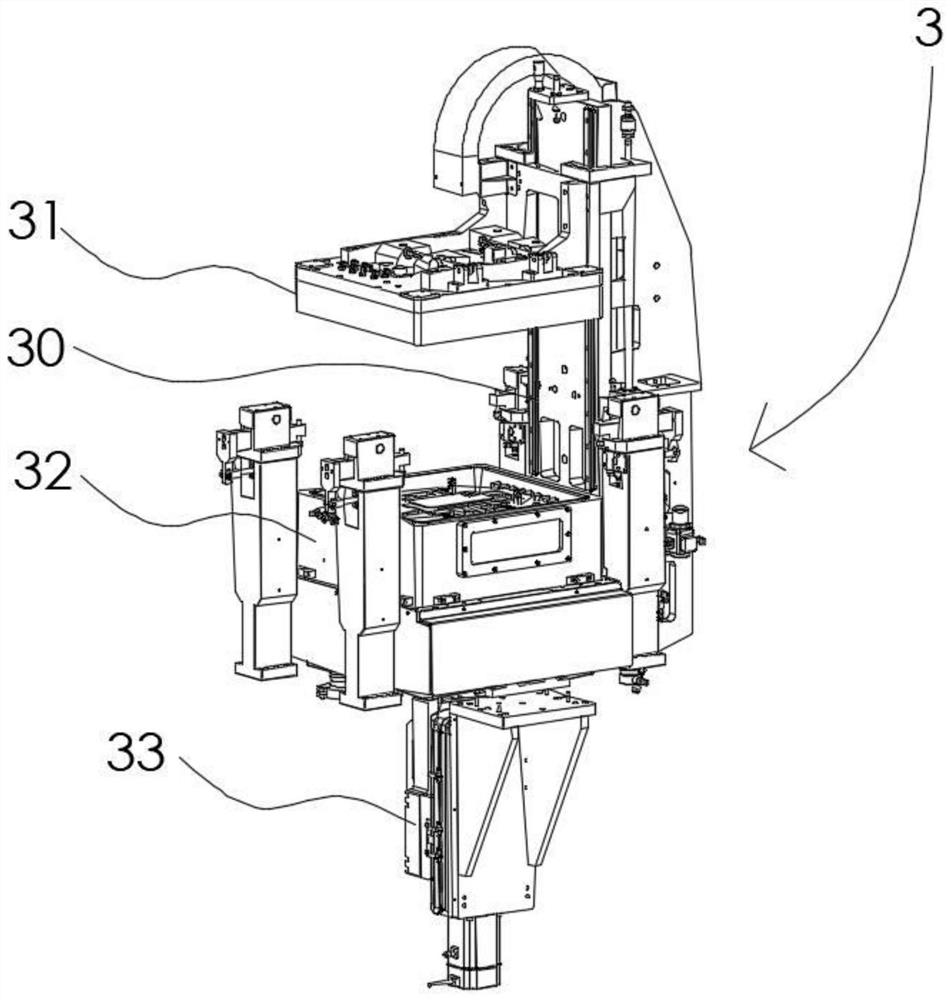 OCR laminating machine internal height measurement assembly and height measurement method