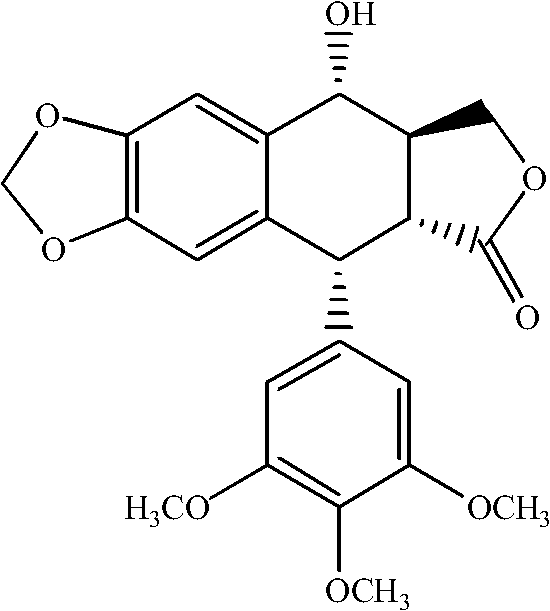 Manufacturing method for deoxypodophyllotoxin
