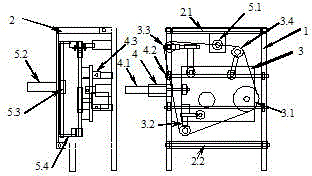 Automatic belt-switching vertical sanding machine tool for robot