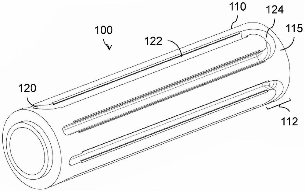 Extrusion cylinder with guiding cooling or heating medium