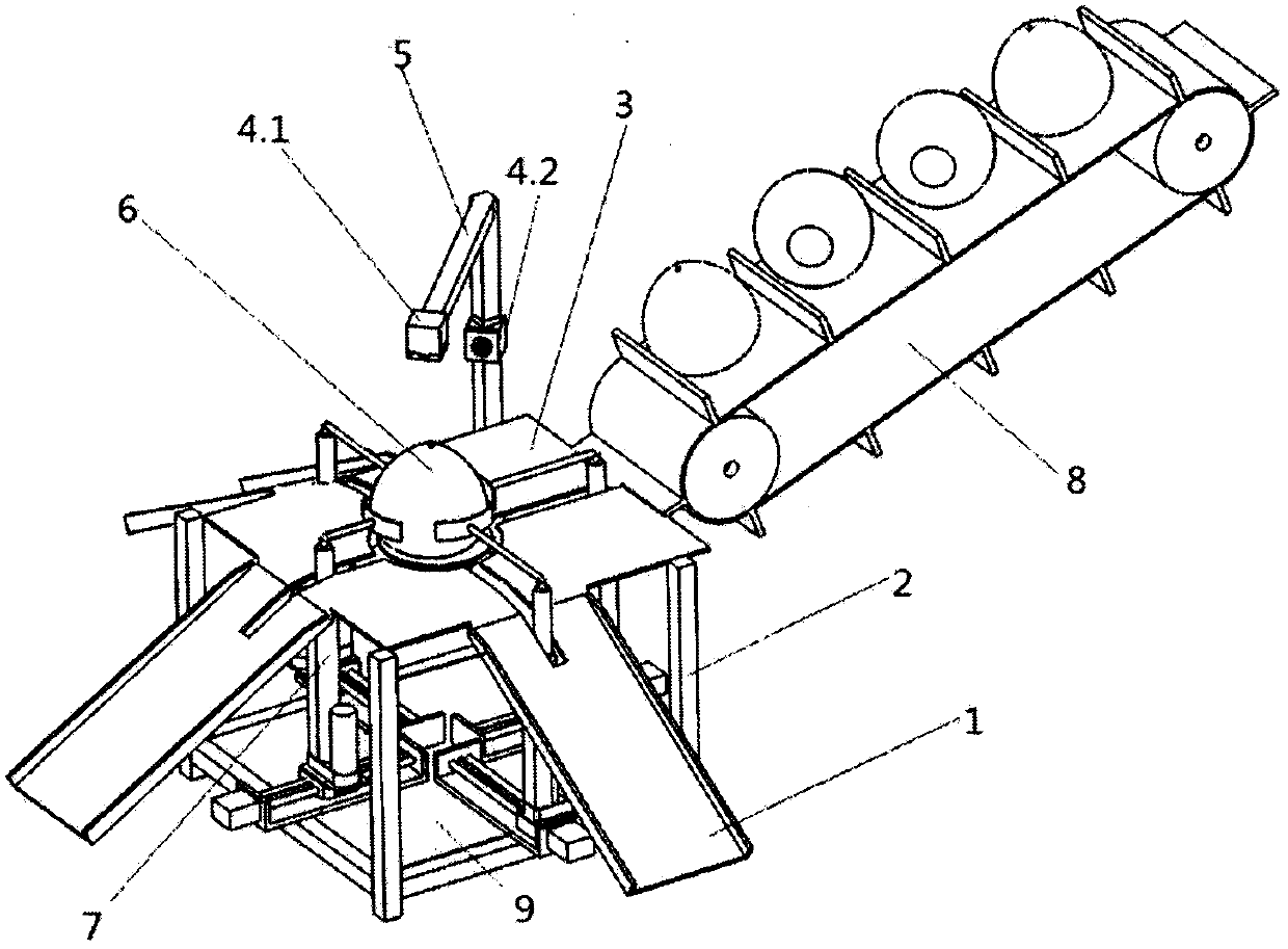 Grapefruit quality sorting machine based on vision technology