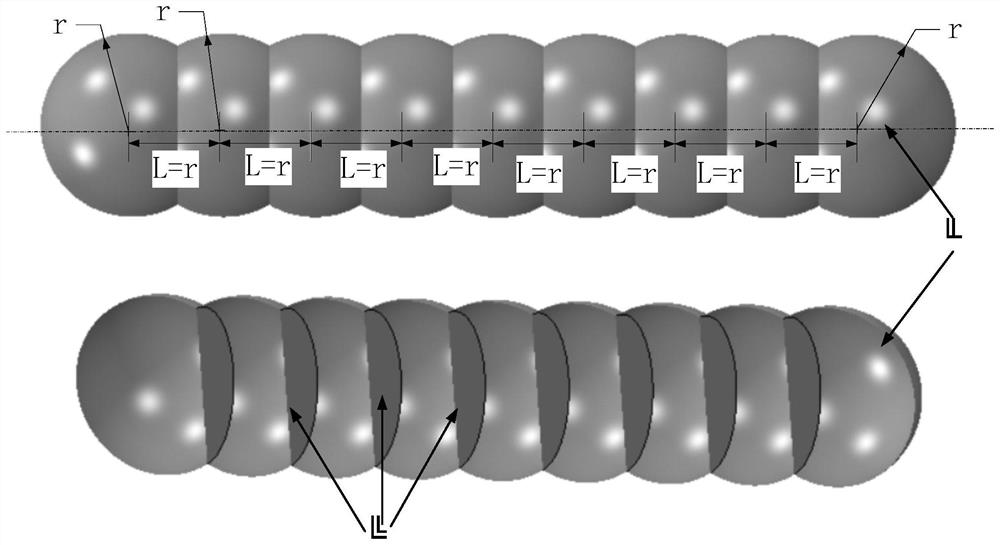 Intersecting-spherical-shell pressure vessel with partition plates