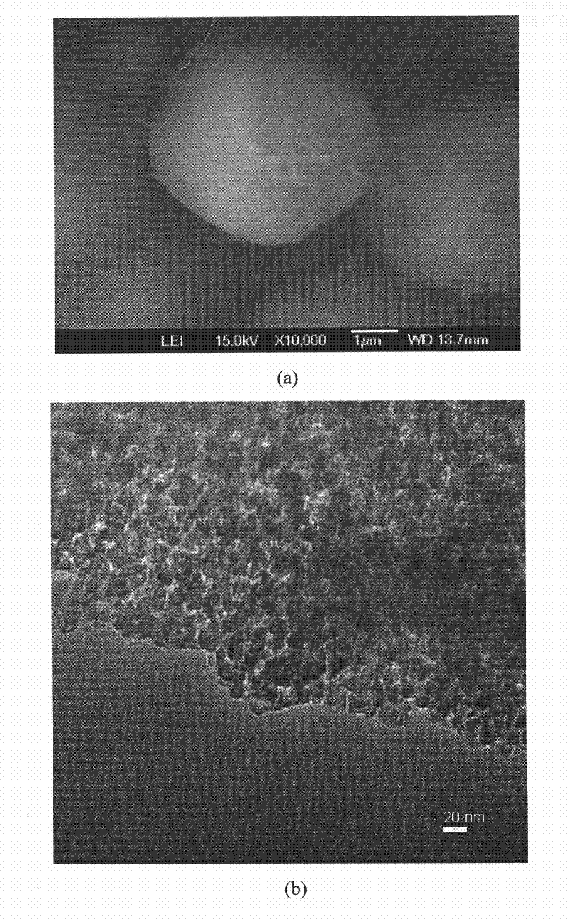 Middle hole ZSM-5 zeolite microsphere and preparation method thereof