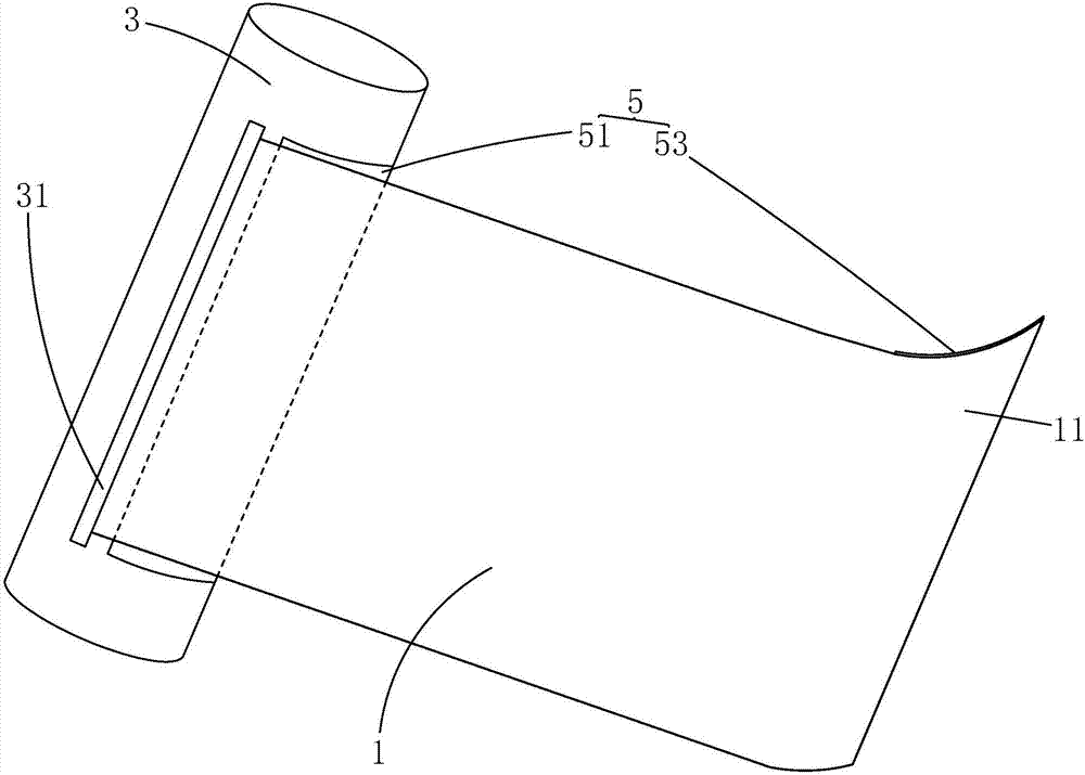 Crimped flexible display device