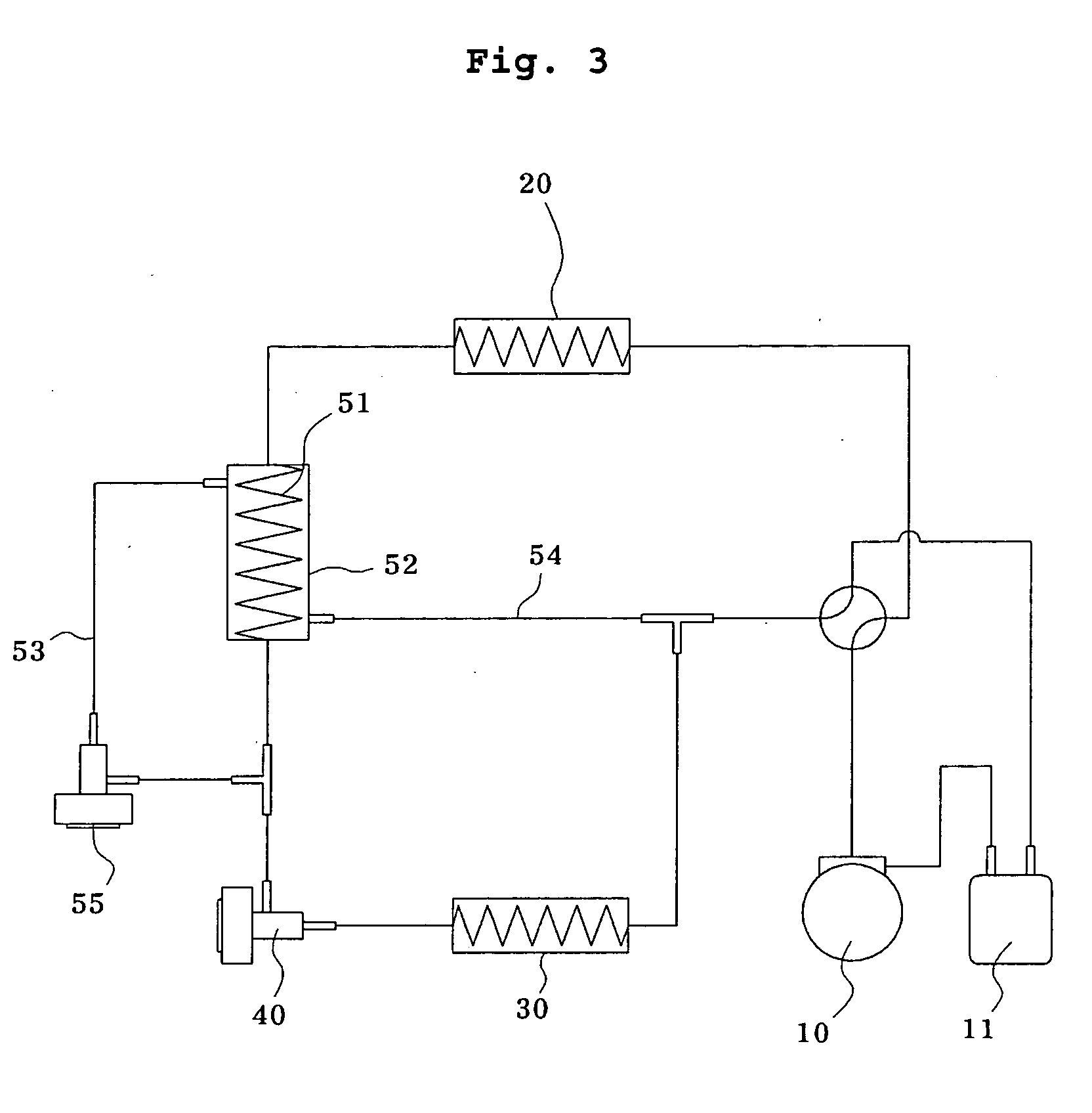 Heat pump and structure of extraction heat exchanger thereof