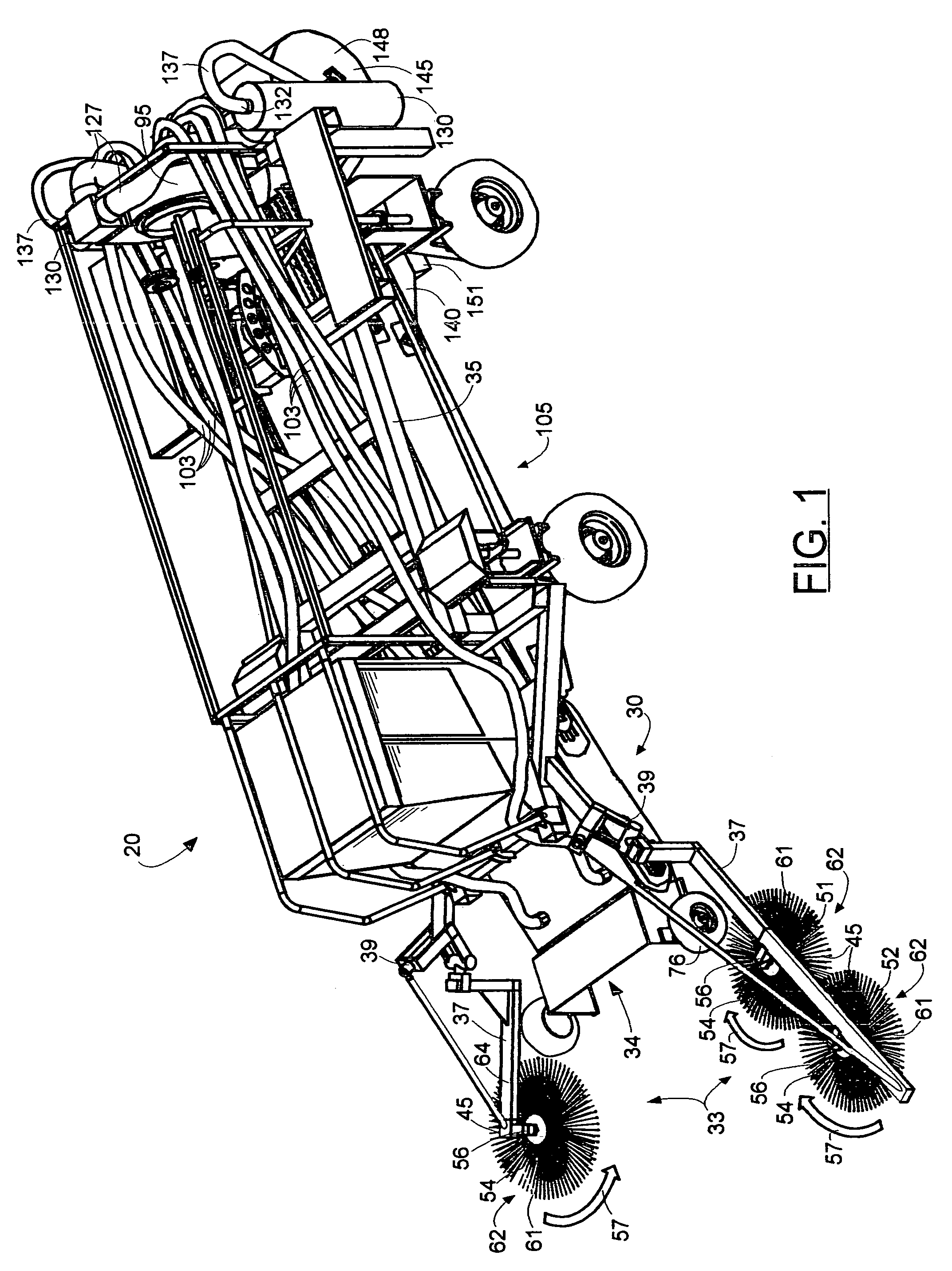 Method for retrieving and processing bulk harvested nuts and fruits