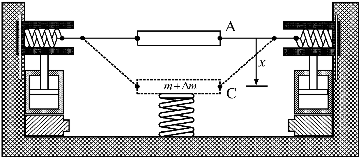Semi-actively controlled vertical vibration isolator with quasi-zero stiffness