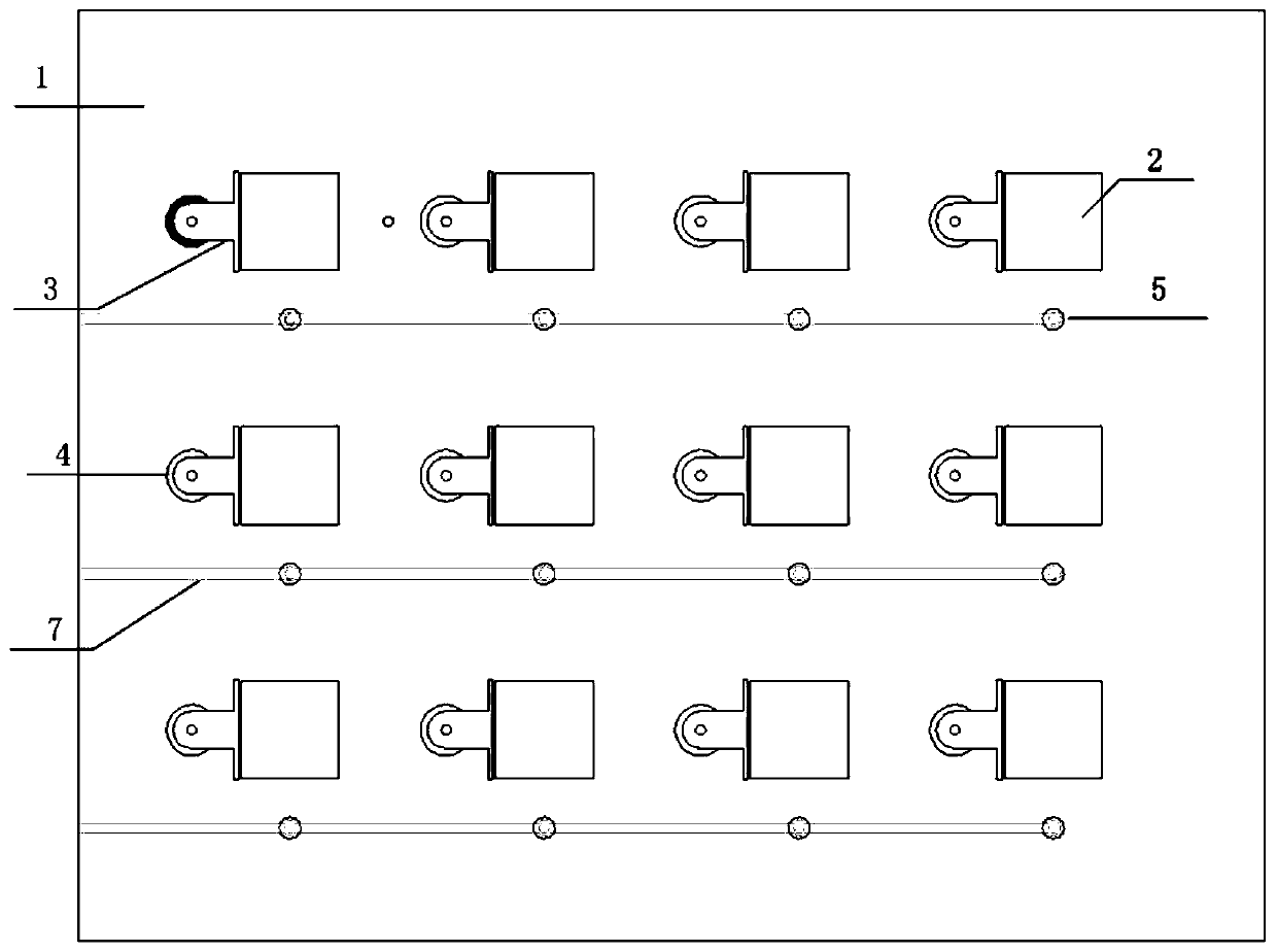 Ball grid array antenna monitoring device