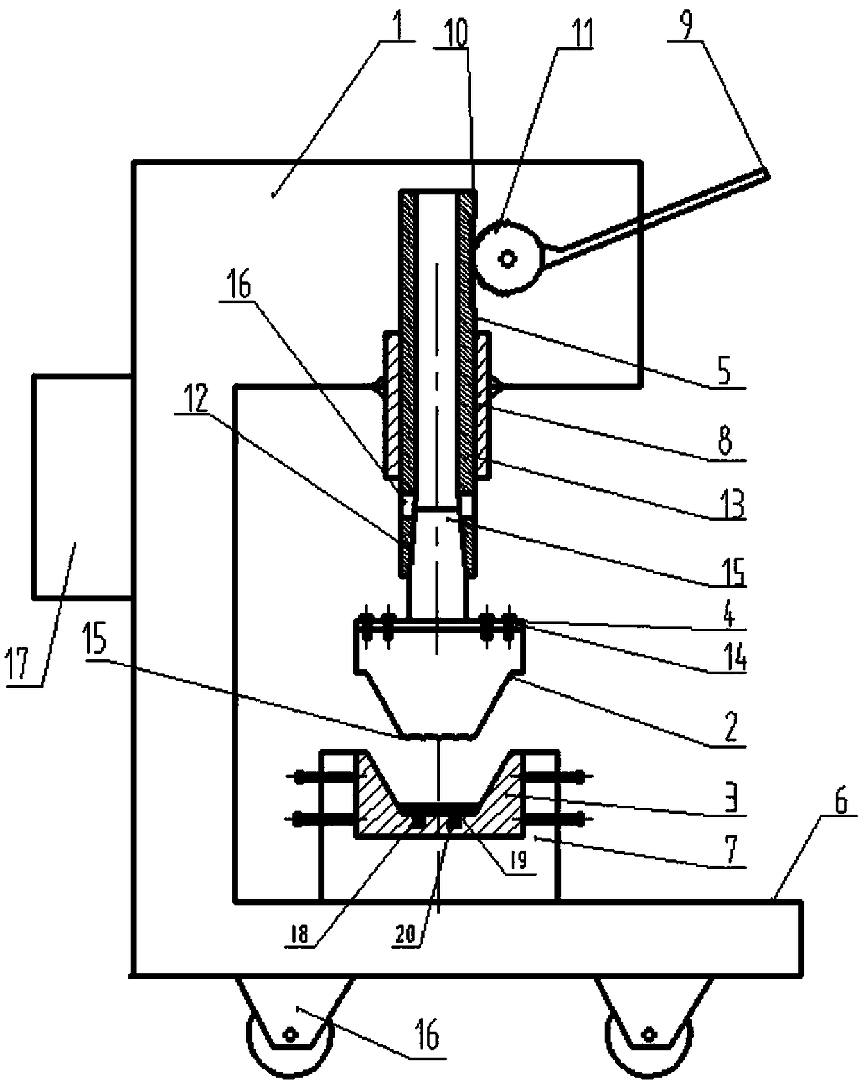 Compression system based on gear occlusion transmission